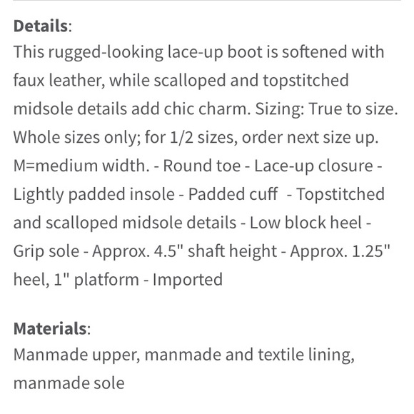 STEVE MADDEN Cognac Nubuck Red Lace Up Hiking Boot - Picture 8 of 8